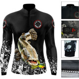 Camisa Camiseta Pesca Protecao