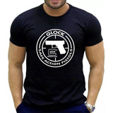 Camisa Camiseta Pistola Glock Tiro Esportivo Atirador