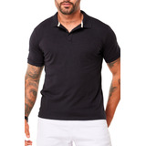 Camisa Camiseta Polo Masculina