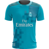 Camisa Camiseta Real Madrid Vinicius Junior Vini Jr Azul 6