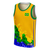 Camisa Camiseta Regata Selecao