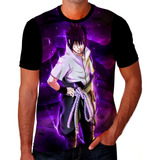 Camisa Camiseta Sasuke Uchiha