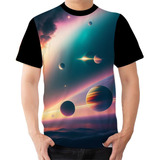 Camisa Camiseta Sistema Solar