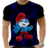 Camisa Camiseta Smufs Desenho
