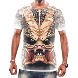 Camisa Camiseta Unissex Mascara Panico Horror Predador 2