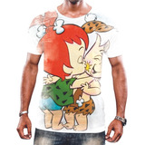 Camisa Camiseta Unissex Os Flintstones Fred Pedrita Barney 1