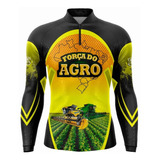 Camisa Camisetas Agro Uv Agricultura Colheitadeiragll-15amar