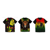 Camisa Camisetas Kit Reggae