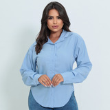 Camisa Camisete Social Feminina