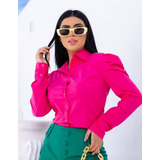 Camisa Camisete Social Feminina