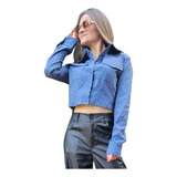 Camisa Casaqueto Cropped Rosa