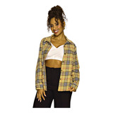 Camisa Casual Feminina Xadrez