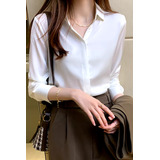 Camisa Cetim De Seda