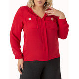 Camisa Chiffon Soltinho Plus