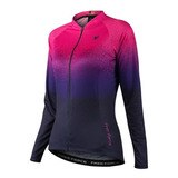 Camisa Ciclismo Feminina Manga