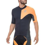 Camisa Ciclismo Flets X3x M/curta Preto/estanho Coral Mascul