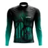 Camisa Ciclismo Manga Comprida Zíper Inteligente Uv 50