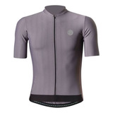 Camisa Ciclismo Mauro Ribeiro Masculina Fiber Cinza Titanio
