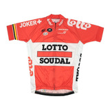 Camisa Ciclismo Refactor World Tour Lotto Soudal Manga Curta