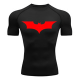 Camisa Compressao Batman Manga