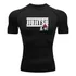Camisa Compressão Jiujitsu Manga Curta Treino Rash Guard