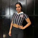 Camisa Corinthians Cropped Polo