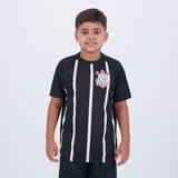 Camisa Corinthians Stripes Juvenil