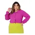 Camisa Cropped Plus Size Tamanho Grande Elegante - Eduarda