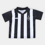 Camisa De Bebê Atlético Mineiro Galo Torcida Baby Oficial