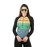 Camisa De Ciclismo Feminina Camiseta Confortável Pro Slim (as2, Alpha, X_l, Regular, Brasil Points) (as2, Alpha, S, Regular, Brasil Estrelas Pro)