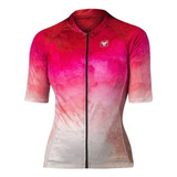 Camisa De Ciclismo Free Force Basic Ink Feminina Rosa