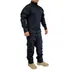 Camisa De Combate Combat Shirt Gola Alta Preta Ripstop Dry F