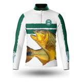 Camisa De Pesca - Coritiba Dourado - Proteção Solar Uv50+ 