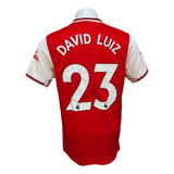 Camisa Do Arsenal Autografada Pelo David Luiz