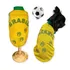 Camisa Do Brasil Para Cachorros Roupinha Pet Torcedor Brasil