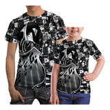 Camisa Do Santo.s Pai E Filho Camiseta Futebol Torcida Mod 1