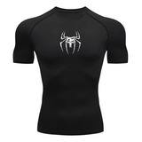 Camisa Dry Fit Compressão Punisher Spider Gym Academia