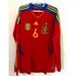 Camisa Espanha 2011/12 A. Iniesta Mangas Longas
