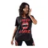 Camisa Estonada Barra A Fio Estampada Vampiro Drink