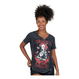 Camisa Estonada Decote V