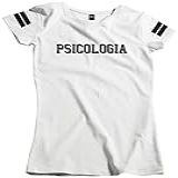 Camisa Feminina Curso/profissão Psicologia 3 Tamanho:p;cor:branco