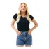 Camisa Feminina De Manga Curta Com Abertura Para Amamentação
