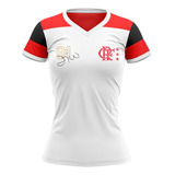 Camisa Feminina Flamengo Zico