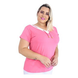 Camisa Feminina Gola V