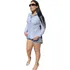 Camisa Feminina Manga Longa Elastano Algodão Premium Luxo Hp