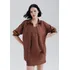 Camisa Feminina Manga Longa Em Viscolinho Hering
