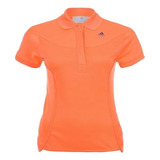 Camisa Feminina Polo adidas Stella Mccartney Barricade Coral