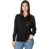 Camisa Feminina Viscolinho Manga