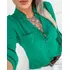 Camisa Feminina Viscolinho Manga Longa Com Bolsos Inverno