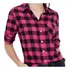 Camisa Feminina Xadrez Blusa Flanelada Manga Longa